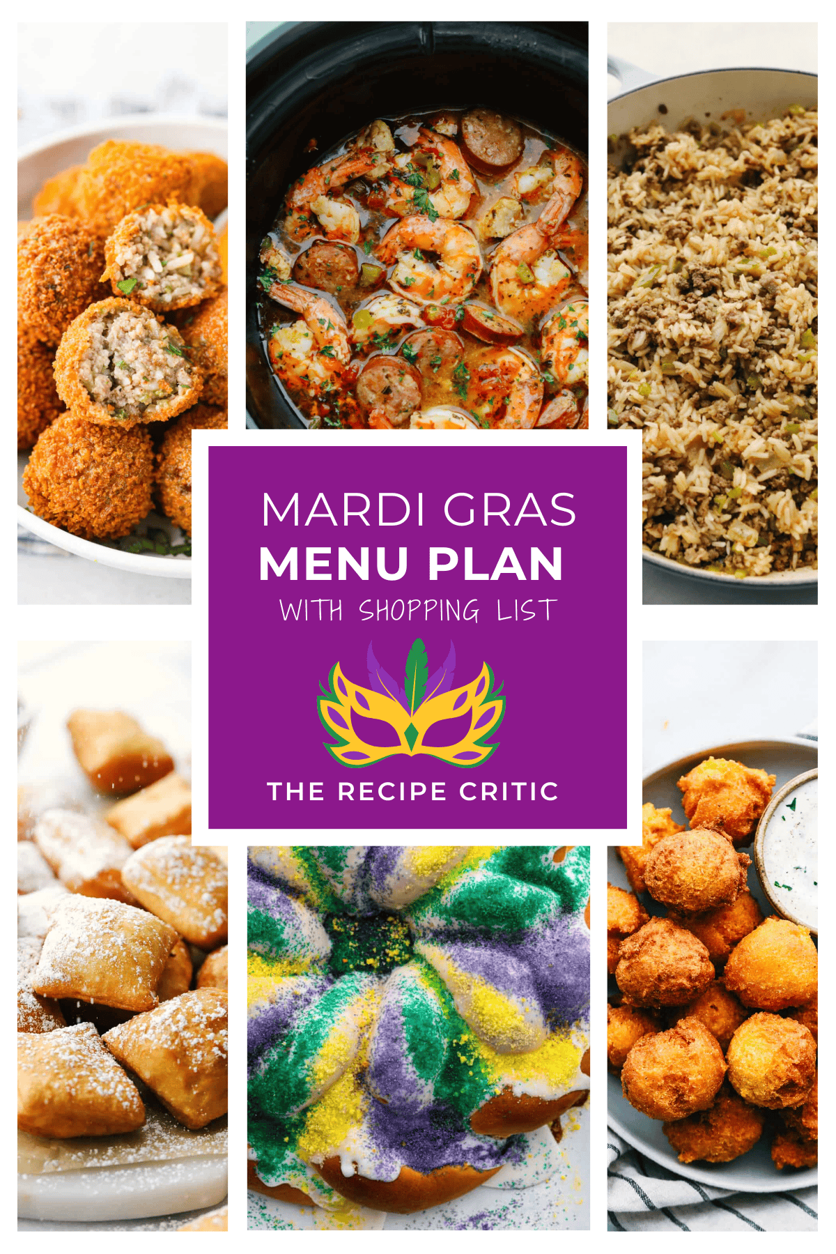 Mardi Gras Menu Plan